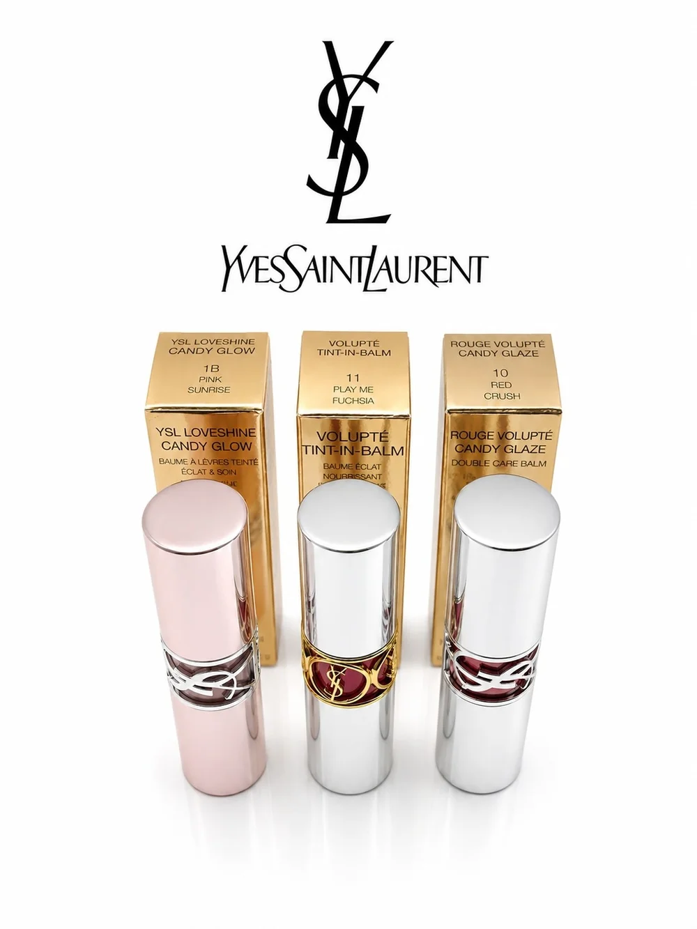 Yves Saint Laurent three ysl